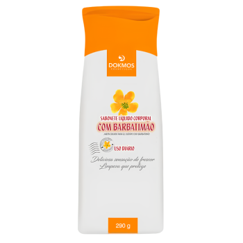 SABONETE LIQUIDO BARBATIMAO 290ML - DOKMOS