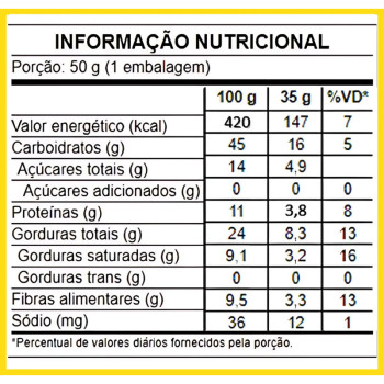 PINATI DOUBLE BAR BANANA AMENDOIM E CHOCOLATE MEIO AMARGO 35G  32X