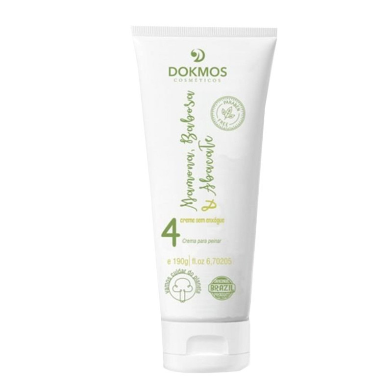 CREME SEM ENXAGUE MAMONA BABOSA E ABACATE 190G