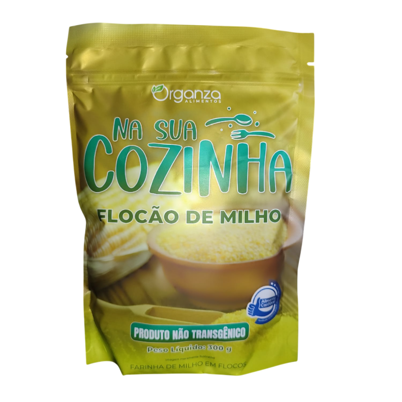 FLOCAO DE MILHO 300G - ORGANZA LOTE:02504159