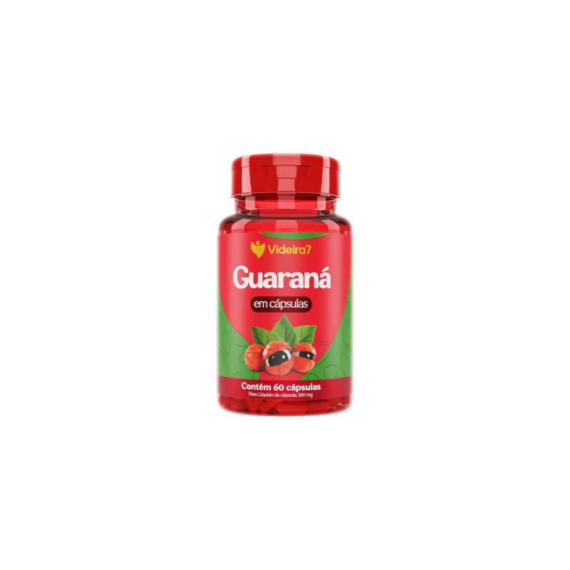 GUARANA 500MG 60 CAPS - VIDEIRA 7 LOTE:2724