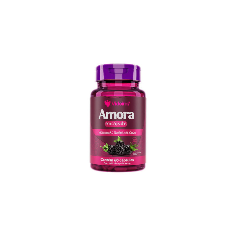 AMORA C/VIT E MIN 500 MG 60 CAPS - VIDEIRA 7