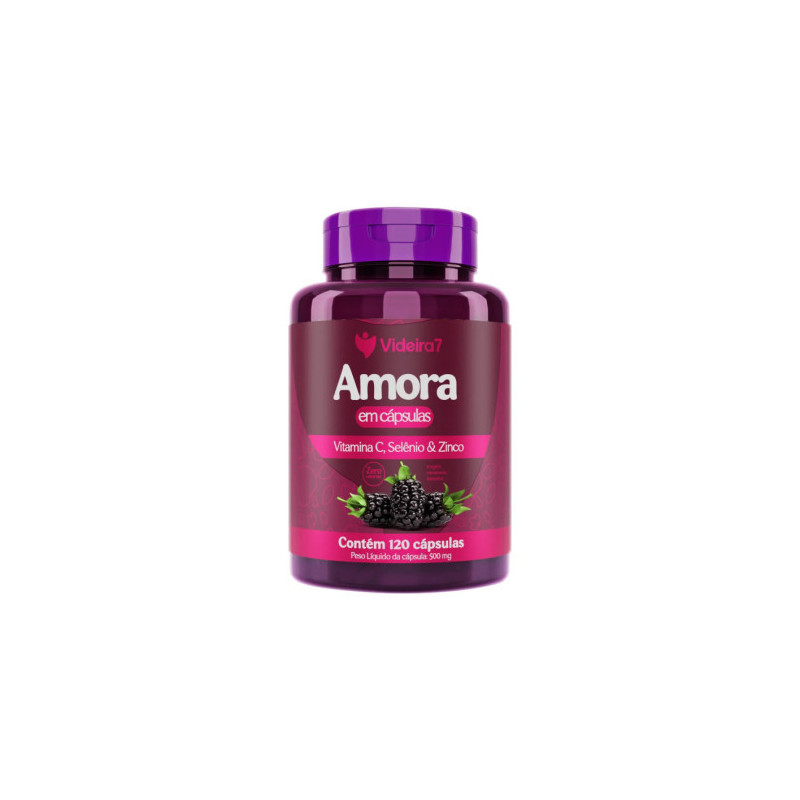 AMORA C/VIT E MIN 500 MG 120 CAPS - VIDEIRA 7