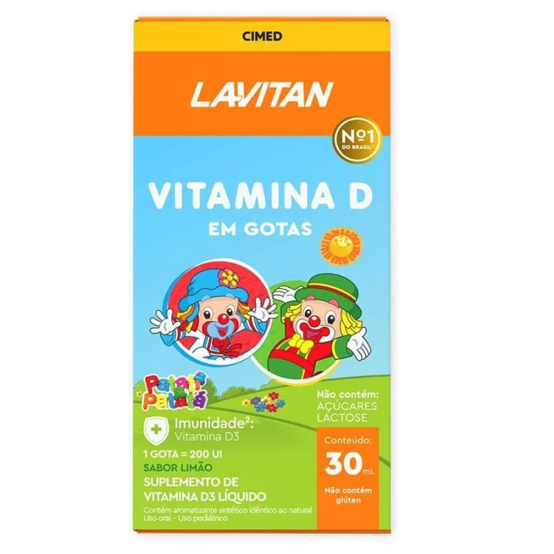 VITAMINA D EM GOTAS LAVITAN 30ML - CIMED