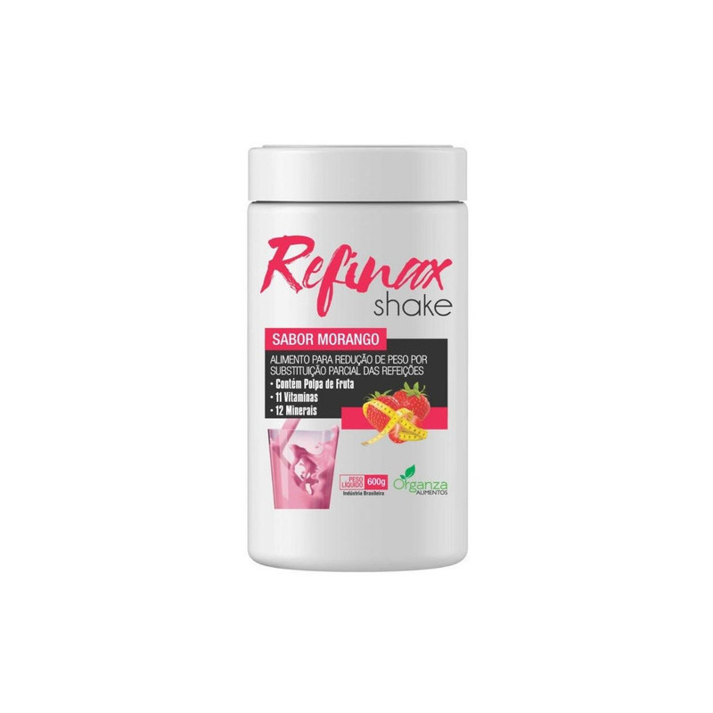 RENOVITA SHAKE MORANGO 600G - ORGANZA