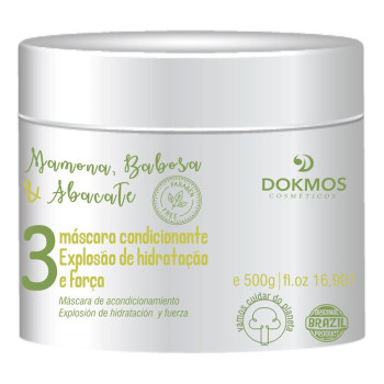 MASCARA CONDICIONANTE MAMONA BABOSA E ABACATE - DOKMOS