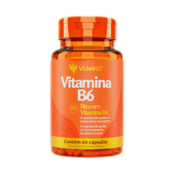 VITAMINA B6 100% IDR 60 CAPS - VIDEIRA 7
