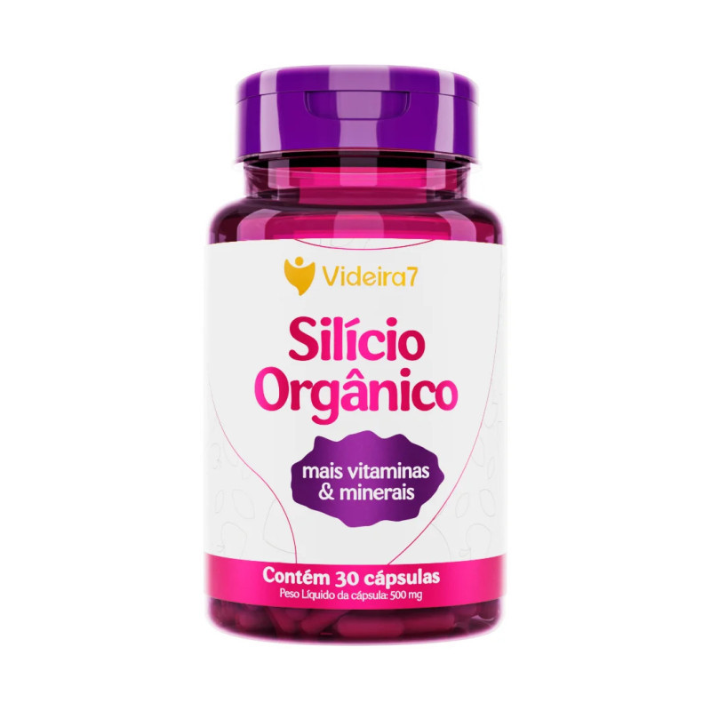 SILICIO ORGANICO C/ VIT E MIN. 30 CAPS - VIDEIRA 7