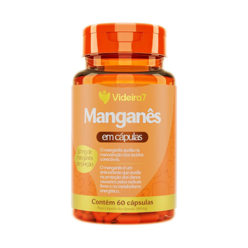 MANGANES 3 MG 60 CAPS - VIDEIRA 7 LOTE:4224