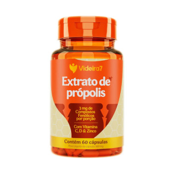 EXTRATO DE PROPOLIS 60 CAPS - VIDEIRA 7