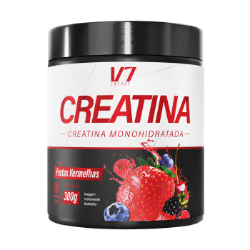 CREATINA SABOR FRUTAS VERMELHAS 300G - V7 ENERGY
