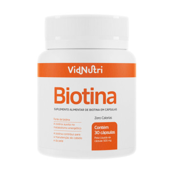 BIOTINA 100% IDR 30 CAPS - VIDNUTRI