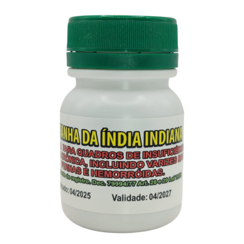 CASTANHA DA INDIA INDIANA 15 CAPSULAS