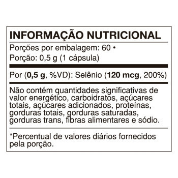 SELÊNIO 162% IDR - 60 CÁPSULAS - VIDEIRA 7
