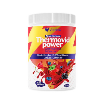 Thermovid Power Termogênico 300g - Sabor Frutas Vermelhas - VIDEIRA7