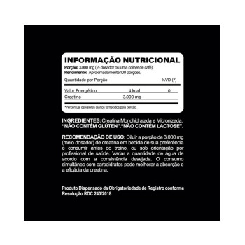 CREATINA 100% XPRO NUTRITION 300G - POTE