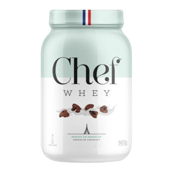 WHEY 100% CHEF WHEY ZERO LACTOSE 907G BISCUIT AU CHOCOLAT (COOKIES) POTE