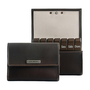 Organizador de comprimidos semanal PILBOX Maxi V3 chocolate unidade