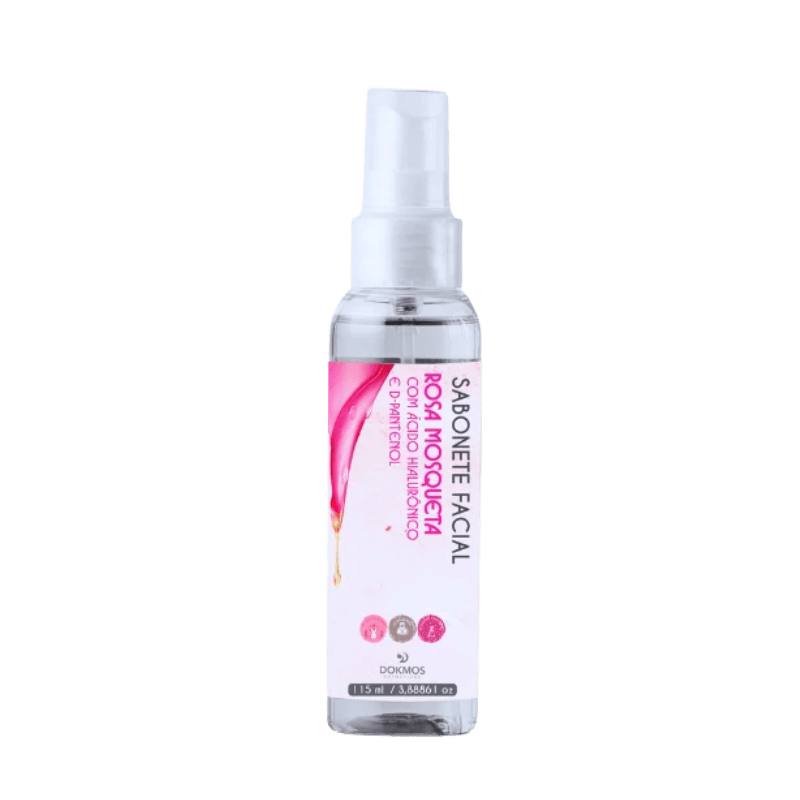 SABONETE FACIAL ROSA MOSQUETA 115ML - DOKMOS