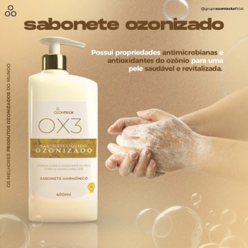 SABONETE LIQUIDO OX3 - OZONTECK LOTE:2501100246