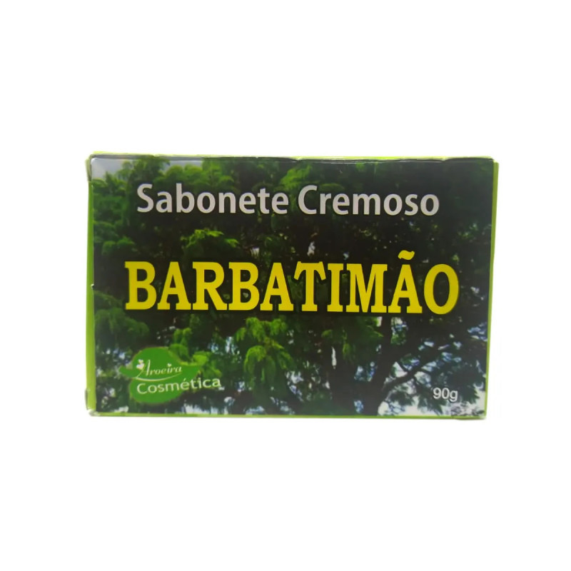 SABONETE EM BARRA CREMOSO BARBATIMAO 90G