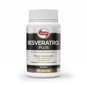 Suplemento Alimentar Resveratrol Plus Vitafor 60 Cápsulas