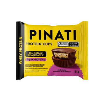 PINATI PROTEIN CUPS COOKIES AND CREAM UNITARIO 21G 4X18