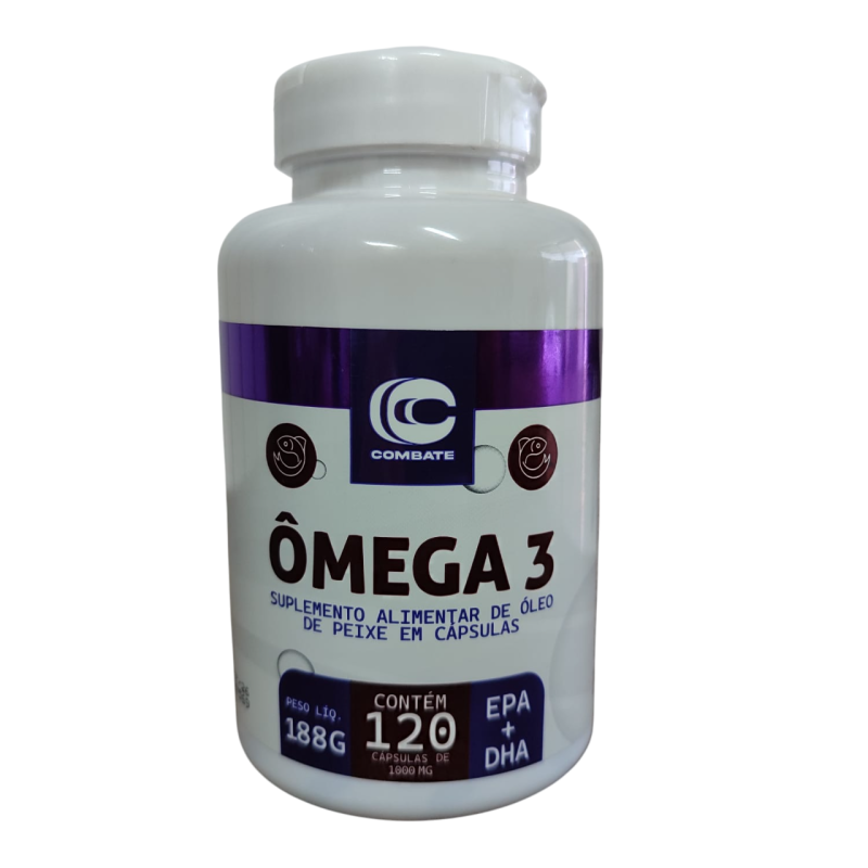 OMEGA 3 CNC 1000MG 120 CAPS - COMBATE