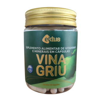 VINAGRIU - VINAGRE MAÇA EKTUS 60 CAPS