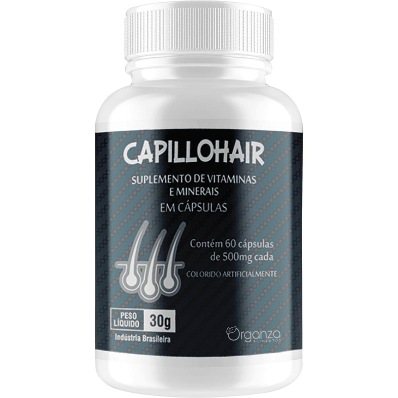 CAPILLO HAIR CABELOS E UNHAS 60 CAPSULAS - EKTUS