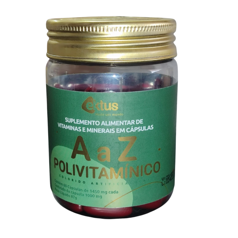 POLIVITAMINICO DE A A Z 60 CAPSULAS - EKTUS