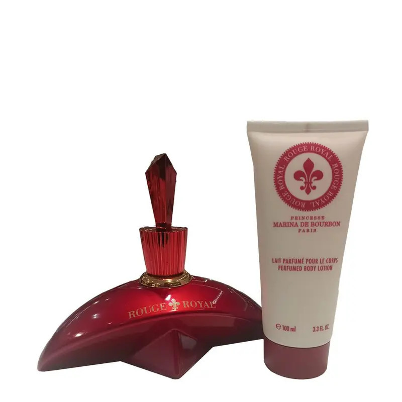 Kit Marina de Bourbon Rouge Royal Edp 100ml + Bl 100ml + Ncsr