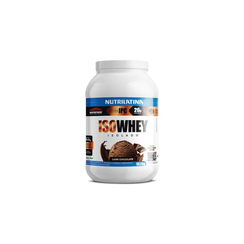WHEY PROTEIN ISO CHOCOLATE Nutrilatina 1020g