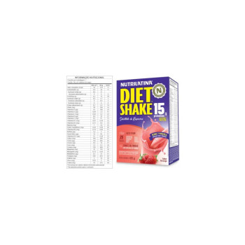 DIET SHAKE MORANGO Nutrilatina 420g