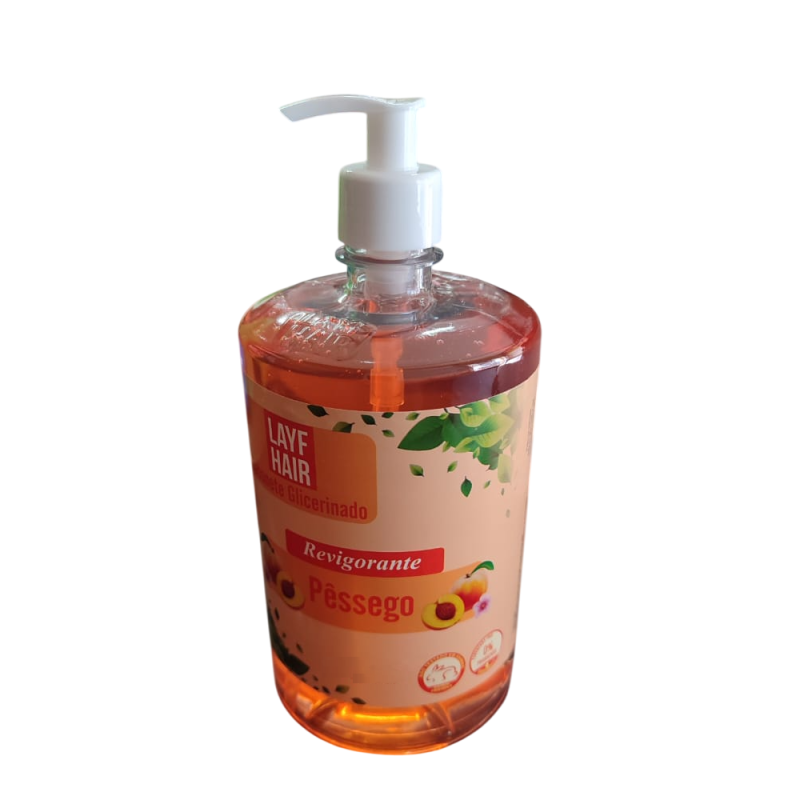 SABONETE LIQUIDO PESSEGO 500ML - LAYF HAIR