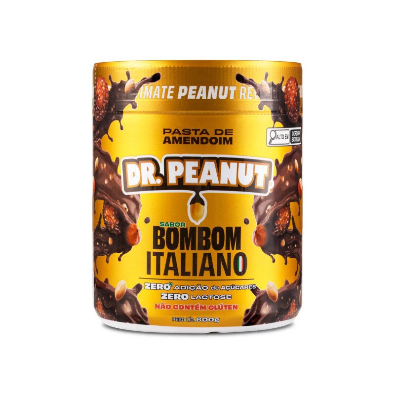 PASTA DE AMENDOIM SABOR BOMBOM ITALIANO 600G