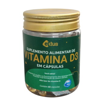 VITAMINA D3 60 CAPS - EKTUS