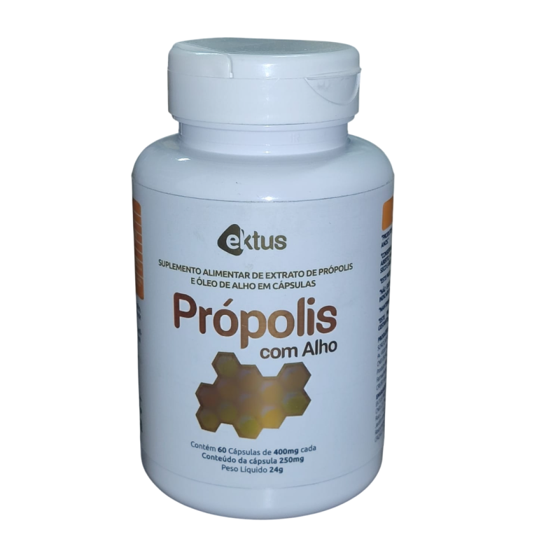 PROPOLIS COM ALHO 60 CAPSULAS - EKTUS