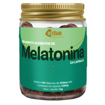 Melatonina 60 caps de 250mg 0,21mcg