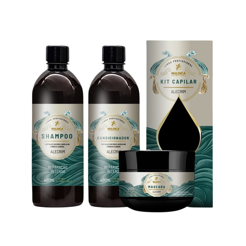 KIT CAPILAR ALECRIM LINHA CAPILAR PROFISSIONAL