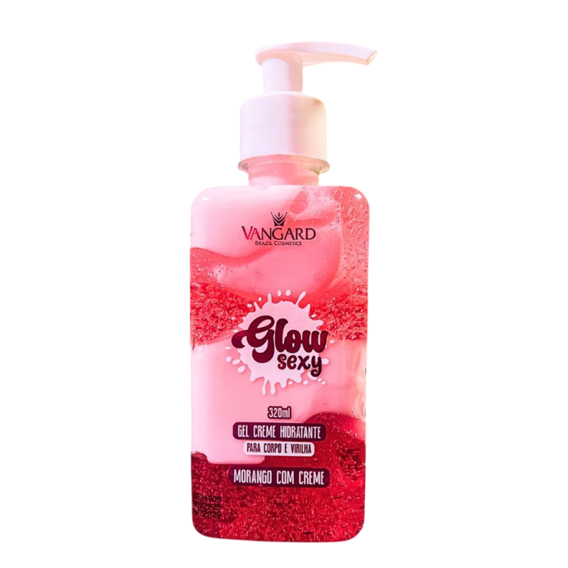 Glow Sexy Gel Morango Com Creme Vangard 320ml