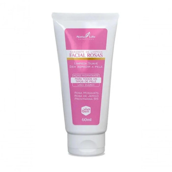 Sabonete De Limpeza Facial Rosas - Natulife - 60ml