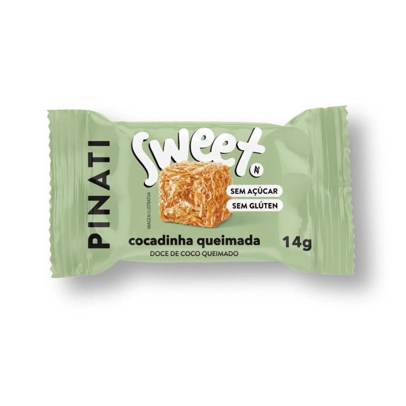 PINATI SWEET COCADINHA QUEIMADA 14G 6x24