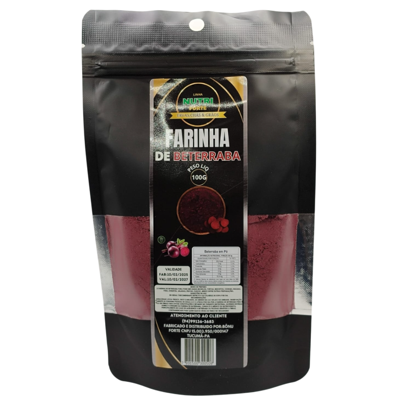 FARINHA DE BETERRABA - NUTRI FORTE